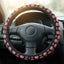 Floral Cat Steering Wheel Cover — Bloom With Attitude Edition