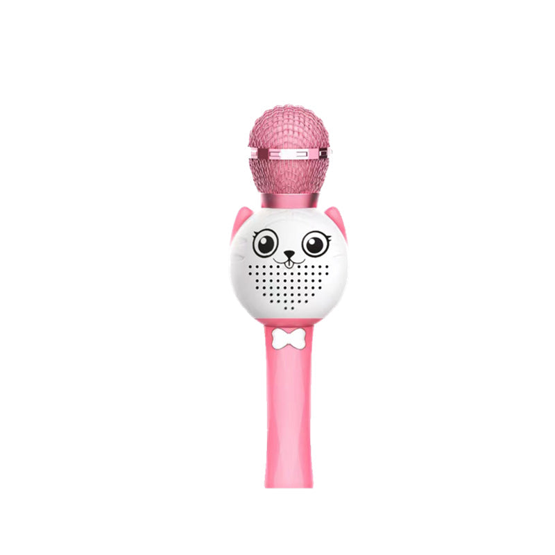 Singing Machine With Microphone All-In-One Wireless Home Karaoke Toy Little Girl Amplifier Sound Baby Microphone For Children - Korvel