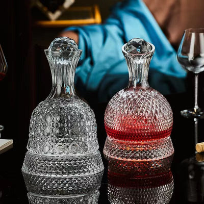 Decanter red wine household light luxury rotating tumbler crystal wine pot wine glass red wine glass wine set - Korvel