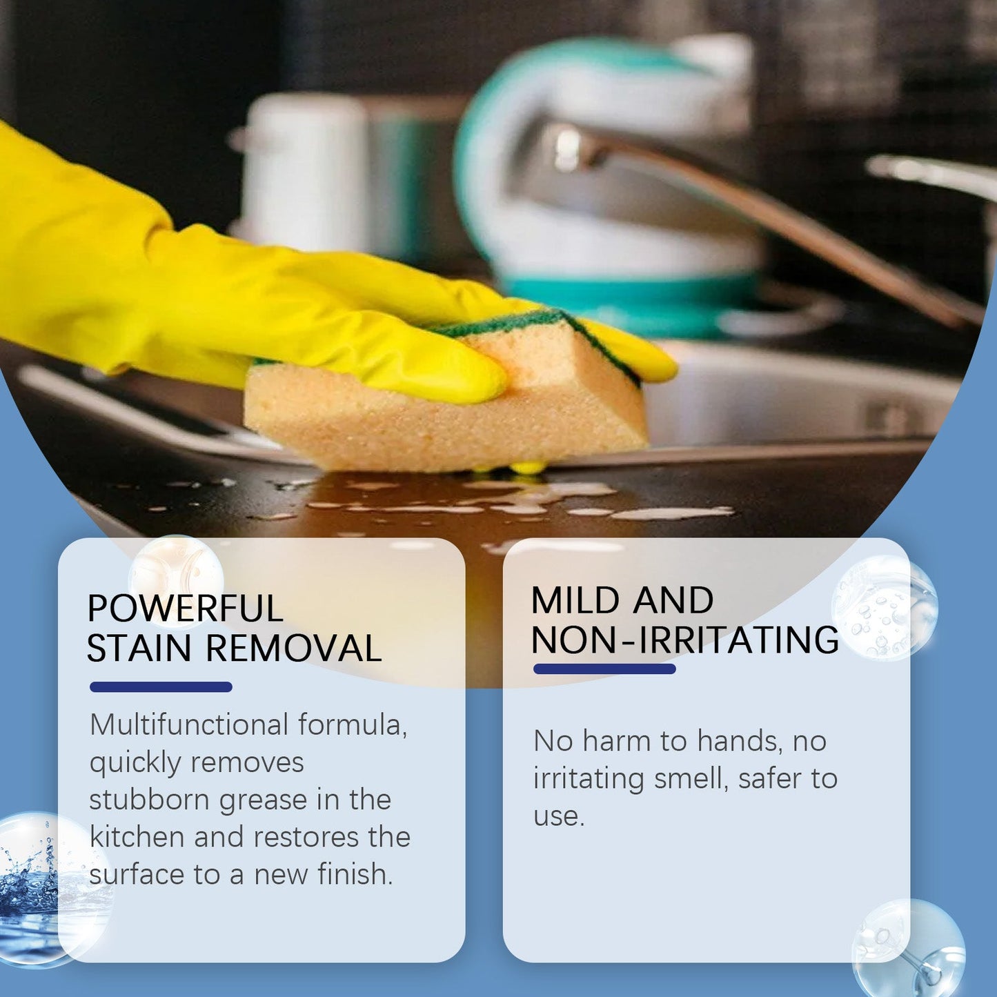 Premium Kitchen Foam Cleaner for All Surfaces