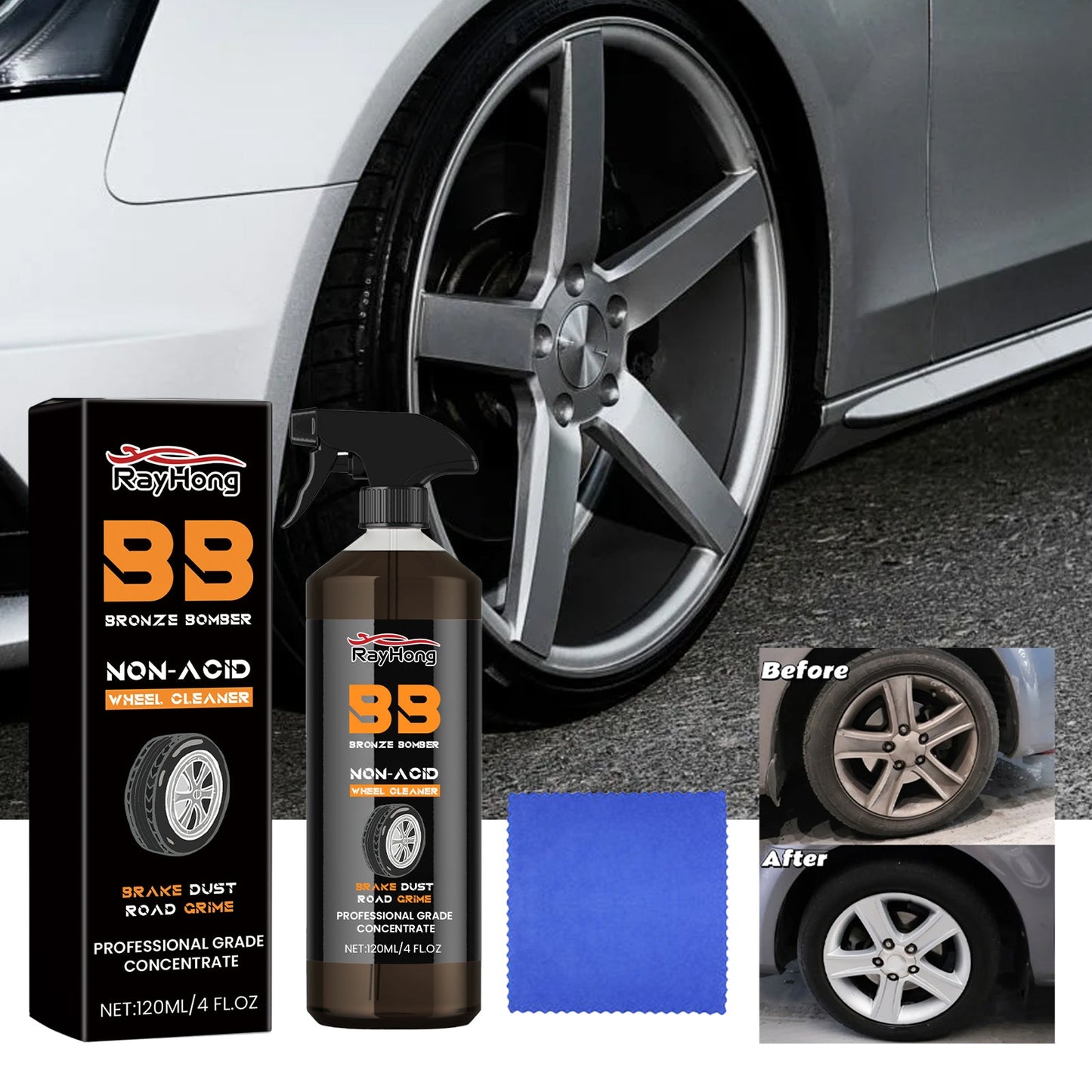 Premium Car Wheel Cleaner for Immaculate Shine