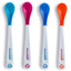 4 temperature sensitive and color changing spoons for babies, full of fun and healthy baby food supplements, soft headed spoons - Korvel
