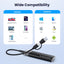 Tool free portable hard drive case transparent NVMe 10Gb M2 solid-state drive case type-C3.1 - Korvel