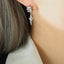 Zircon Copper Geometric Drop Earrings - Korvel