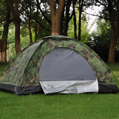Double Camouflage Leisure Tent for Outdoor Adventures