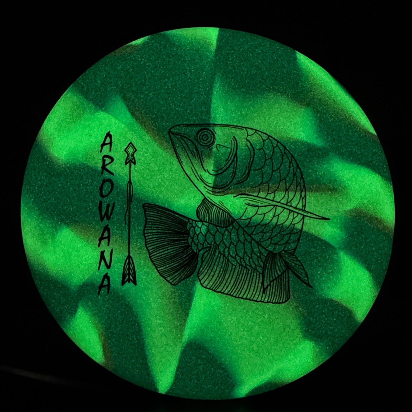 glO-G Arowana - Seafoam Disc Golf Putter