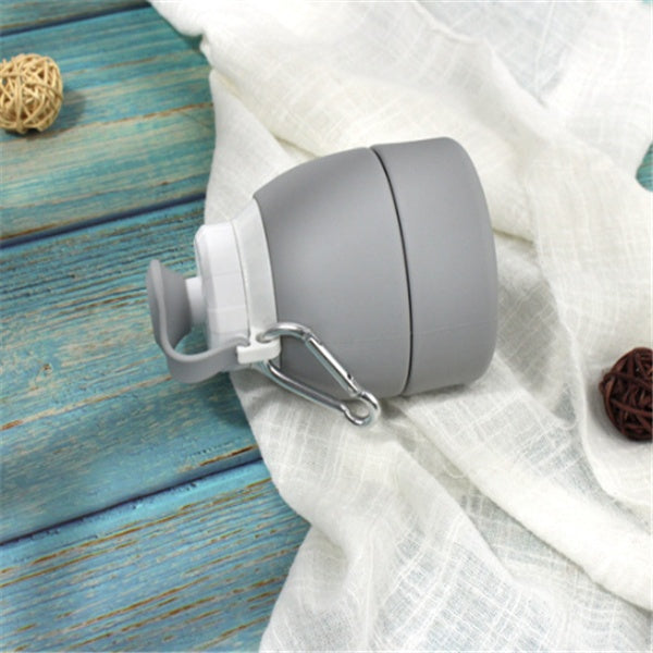 Silicone Folding Water Bottle - Portable & Space-Saving