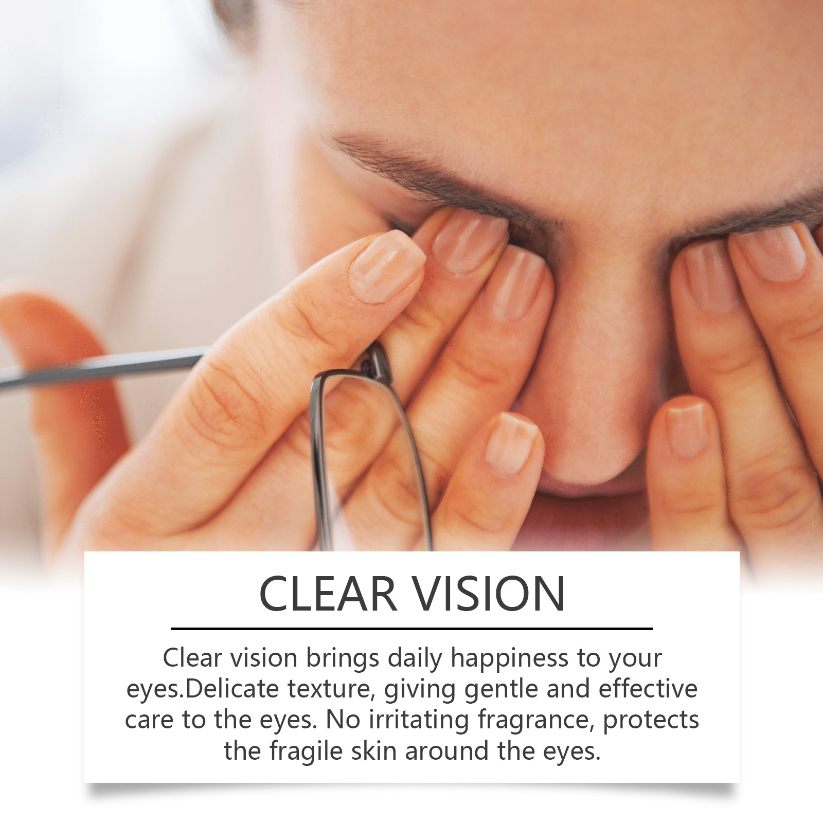 Eye Care Drops Hydrating Moisturizing Gentle Moisturizing Soothing Eye Skin Care Drops - Korvel
