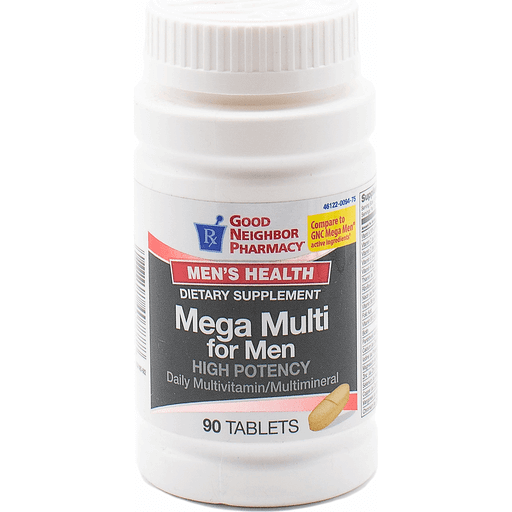 Good Neighbor Pharmacy GNP Mega Multi Pour Hommes, 90 Comprimés
