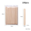 100-Piece Bag of Disposable Wooden Sticks for Hair Removal Waxing and Scraping Tools - Korvel