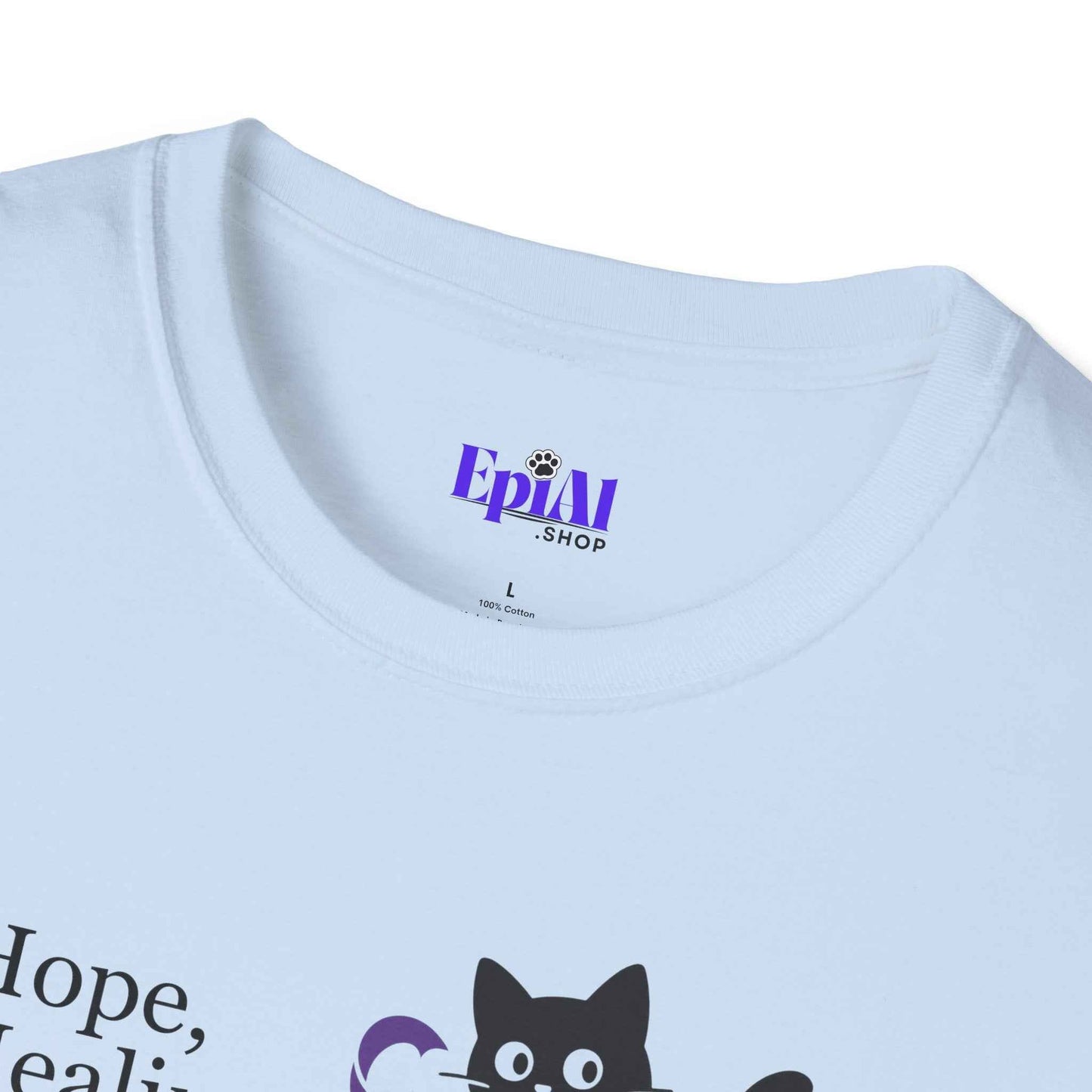 Hope & Hairballs Cat T-Shirt – Epikitty Parent Awareness Tee