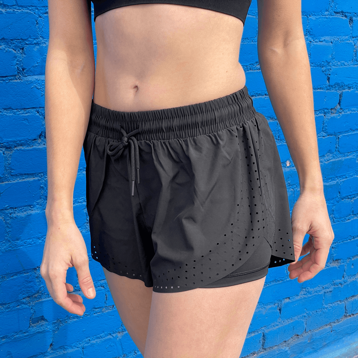 Arielle Athletic Shorts with Compression Support
