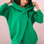 Women's Plus Size Solid Color Overcoat
