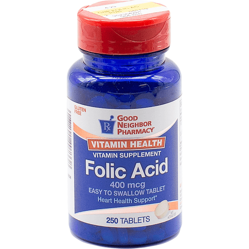 21st Century GNP Folic Acid 400 Mcg Tablets - 250 Count