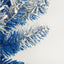 Set of 4 Premium Artificial Christmas Trees with LED Lights