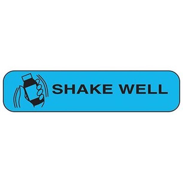 Étiquette de Produits d'Apothicaire Shake Well 1X