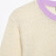 Spring Round Neck Solid Color Loose Pullover Cardigan