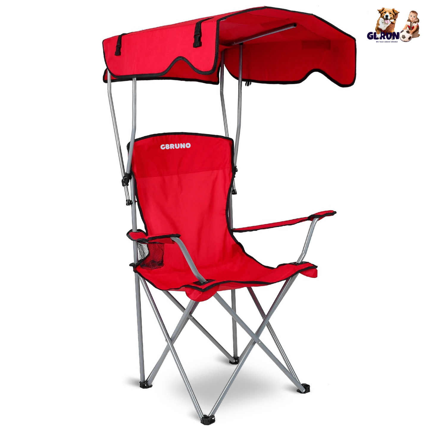 Silla de Playa Plegable GBruno con Dosel
