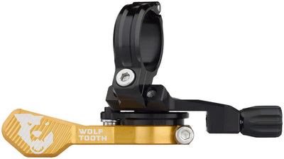 Palanca de Post Dropper Wolf Tooth ReMote Pro - Abrazadera de 22.2mm Oro