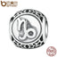 BAMOER 925 Sterling Silver Aquarius Star Sign Zodiac Beads Charms fit Bracelets PSC048 - Korvel