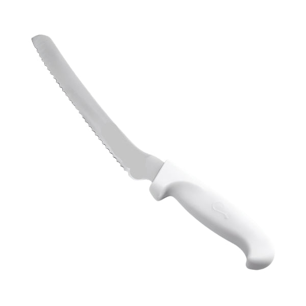 Couteaux à gâteau et à pain à bord décalé - Dentelés, quatre options de longueur