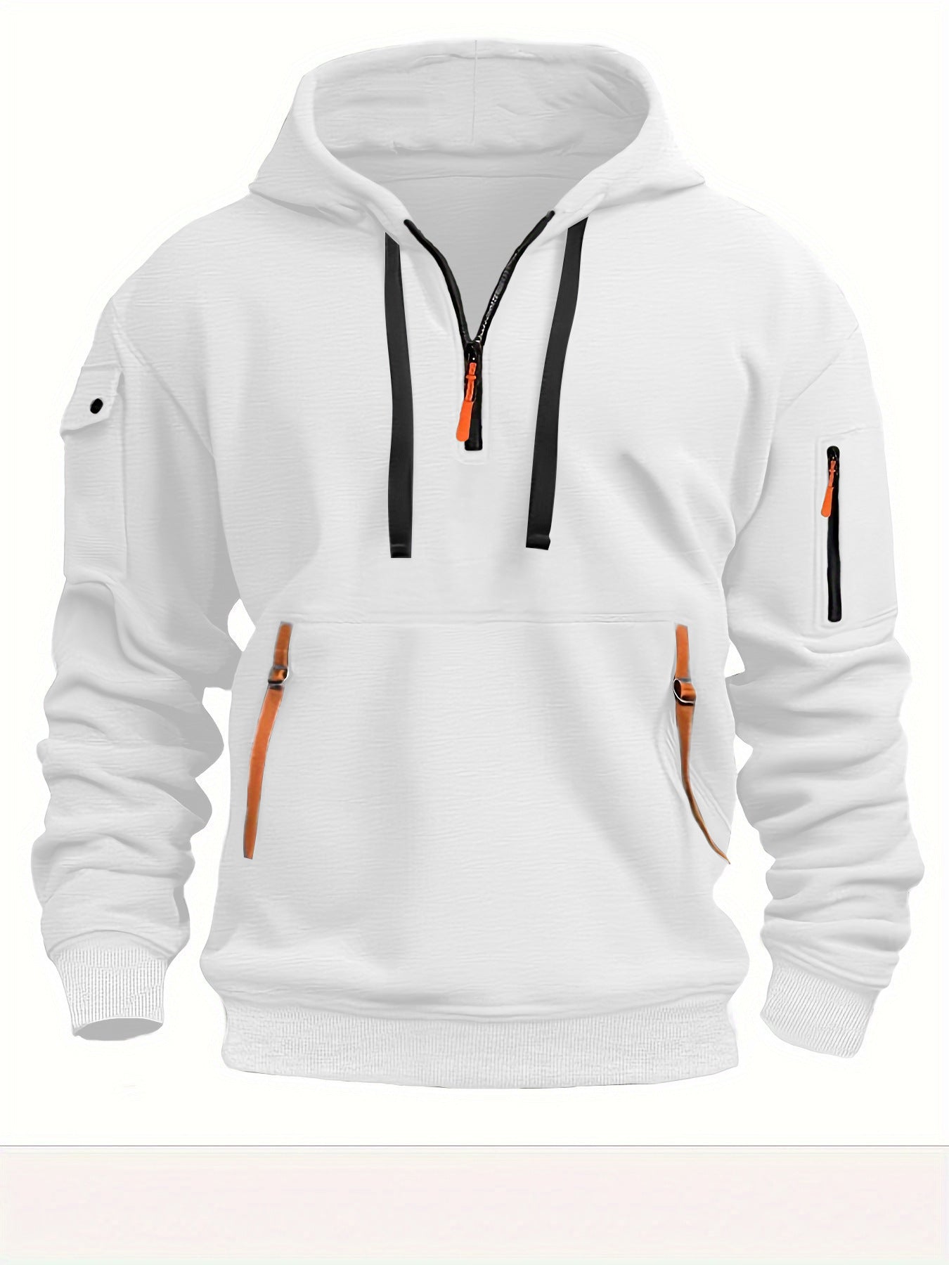Dropped Shoulder Hooded Sweatshirt for All Sizes