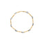 Bracelet S-Link en Or Bicolore 10k avec Diamants en Forme de Cœur - 1/3 Cttw