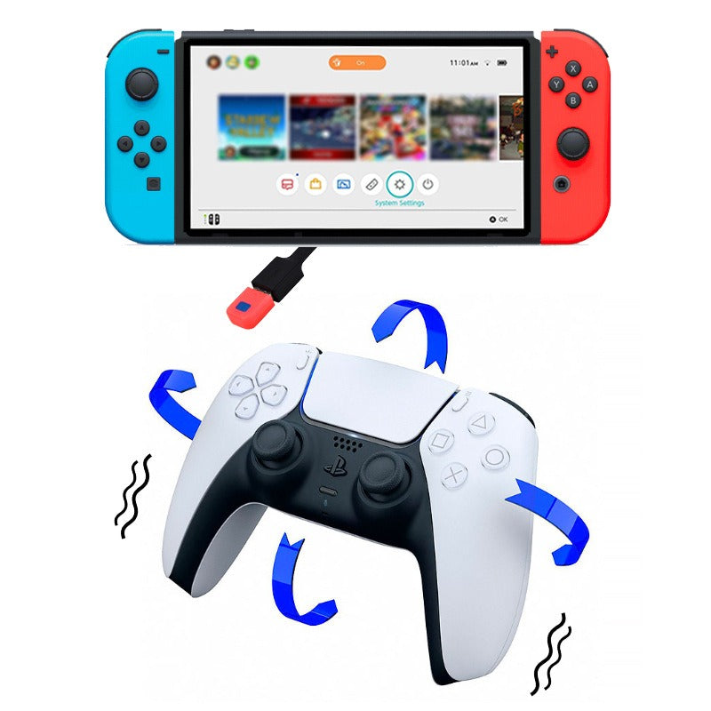 Suitable for switch OLED controller converter suitable for PS5/PS4 controller Bluetooth receiver - Korvel
