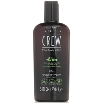 American Crew Tea Tree 3-in-1 Shampoo, Conditioner & Body Wash - 8.4 oz