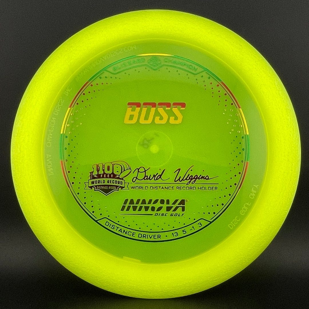 Blizzard Champion Boss - David Wiggins Jr World Record Disc