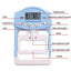 Wholesale high quality electronic display grip device with AA battery adjustable hand dynamometer - Korvel