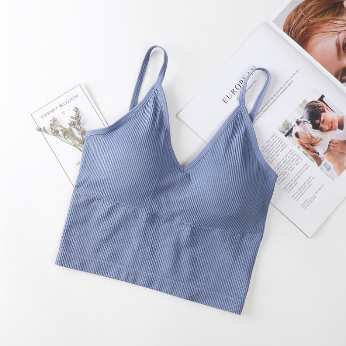 Soutien-gorge de sport tube premium avec design de dos élégant
