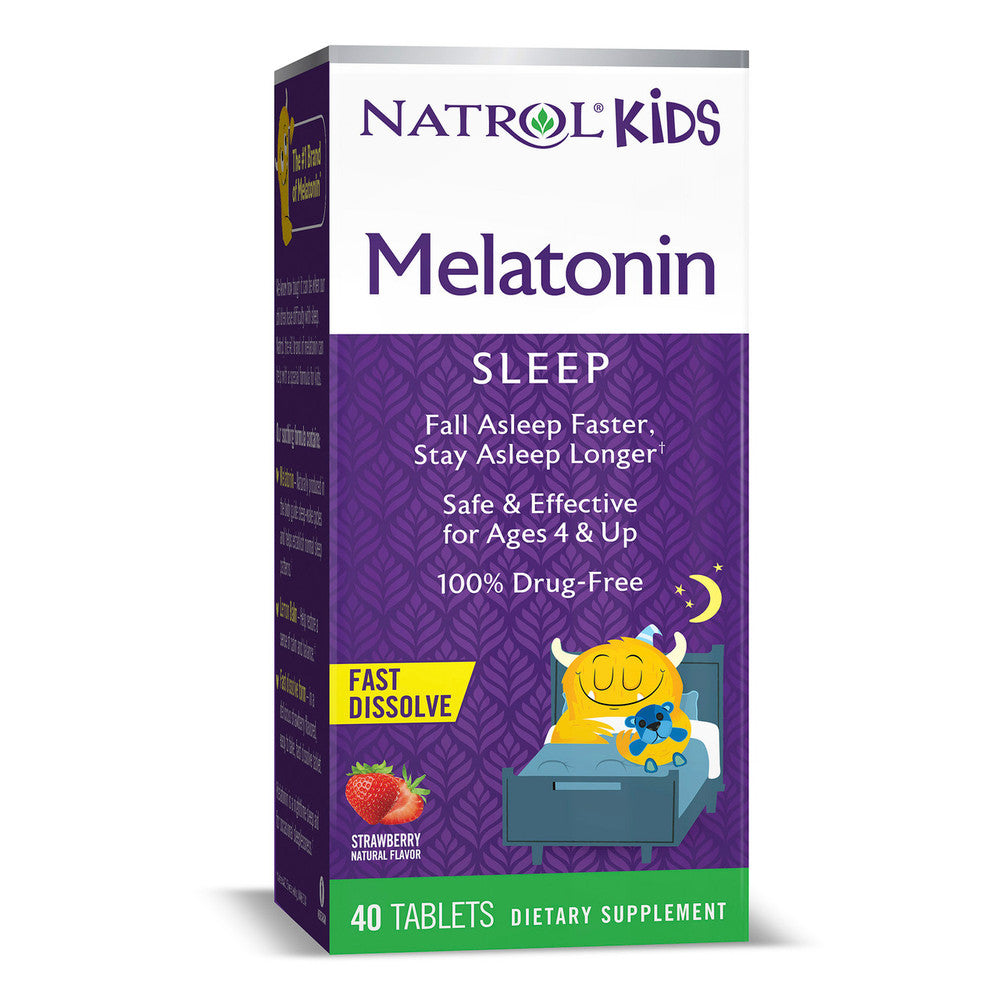 Kids Melatonin 1mg Fast Dissolve Tablets - 40 Count