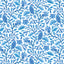Tissu en coton Blue Henri Oiseaux et Branches - 44"/45" par yard
