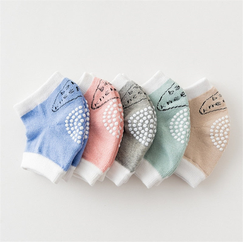 Non-slip Baby Knee Pads for Crawling - Cotton & Spandex