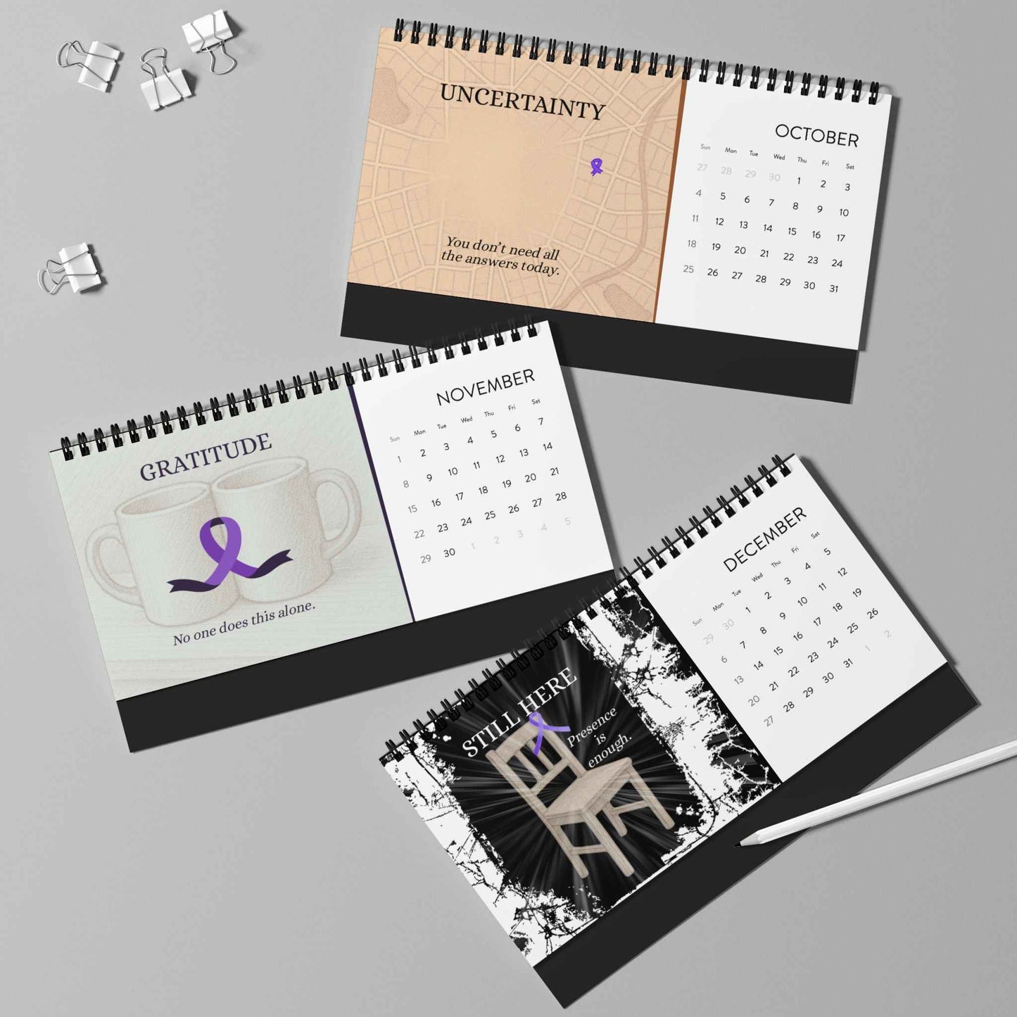 The Quiet Between Desk Calendar | A Year of Presence