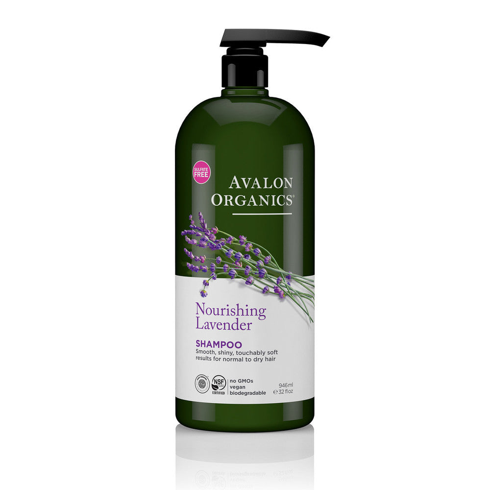 Champú Nourishing Lavender de Avalon Organics - 32 Fl. Oz. Pump