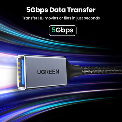 UGREEN USB Extension Cable USB 3.0 Extender Cord Type A  Male to Female Data Transfer Lead for Playstation Flash Drive USB 2.0 - Korvel