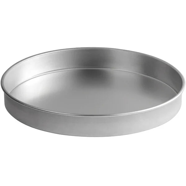 Premium Round Aluminum Cake Pans - 3" High, Multiple Sizes