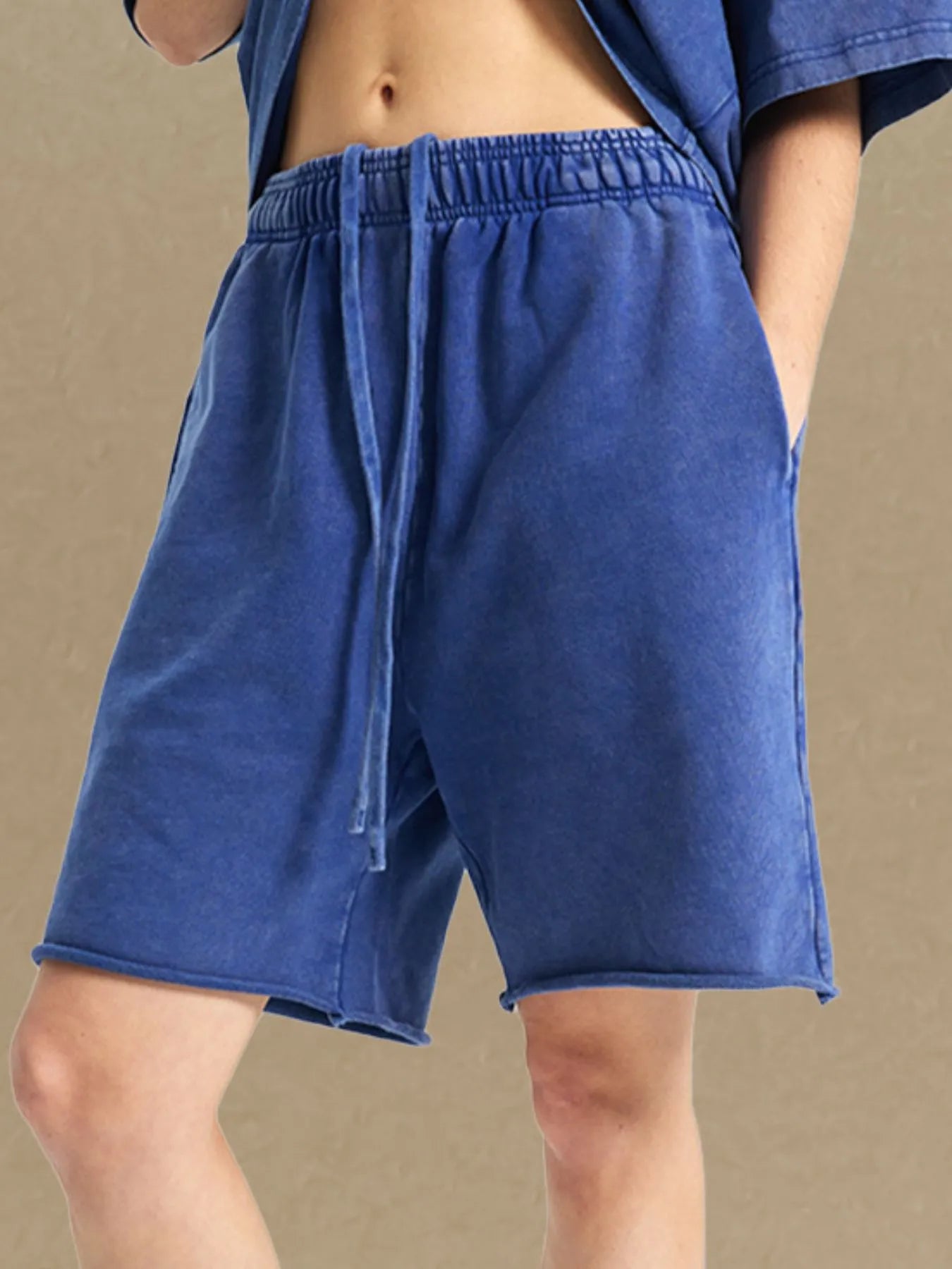 Pantalones Cortos Jogger de Cuerda para Hombre