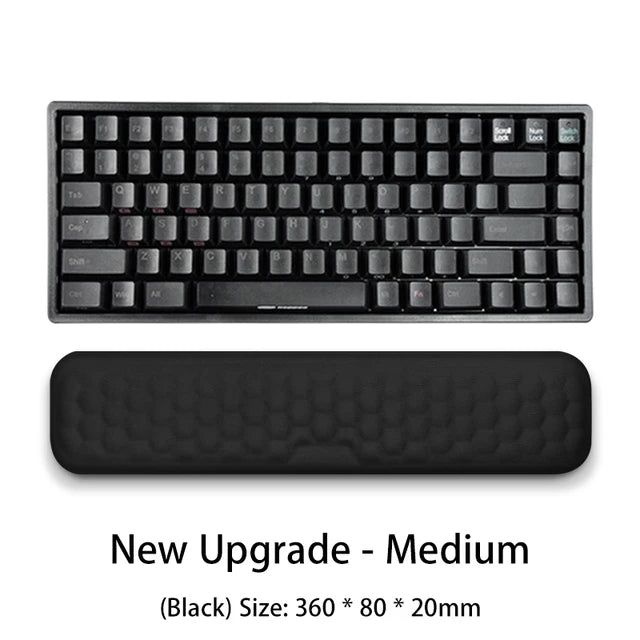 Keyboard mouse wrist rest ergonomic office typing protect relax wrist memory foam mouse pad computer notebook mouse pad - Korvel