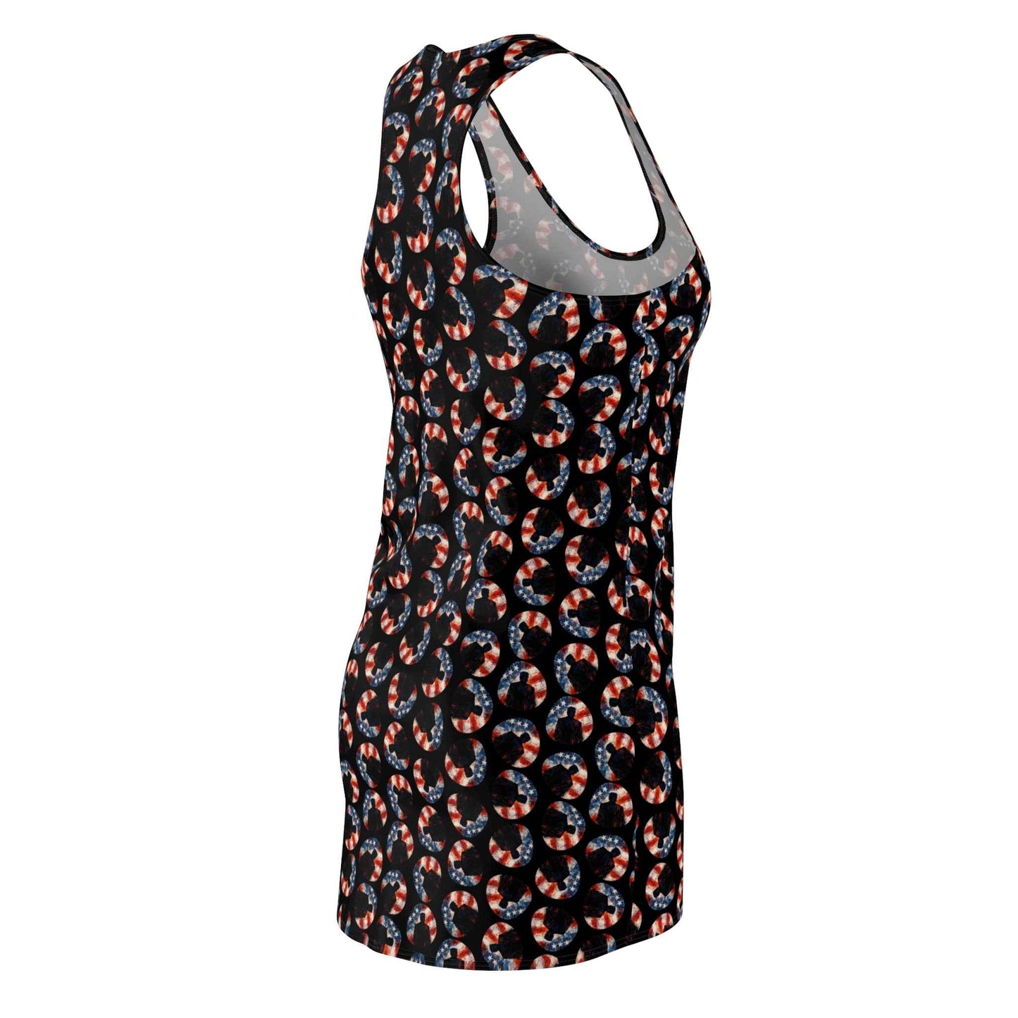 Stars & Stripes Crescent Racerback Dress