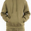 Sudadera con capucha de felpa técnica sólida para hombres