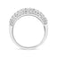 Bague en diamant en cluster en argent sterling .925 de 2,00 cttw - Taille 7