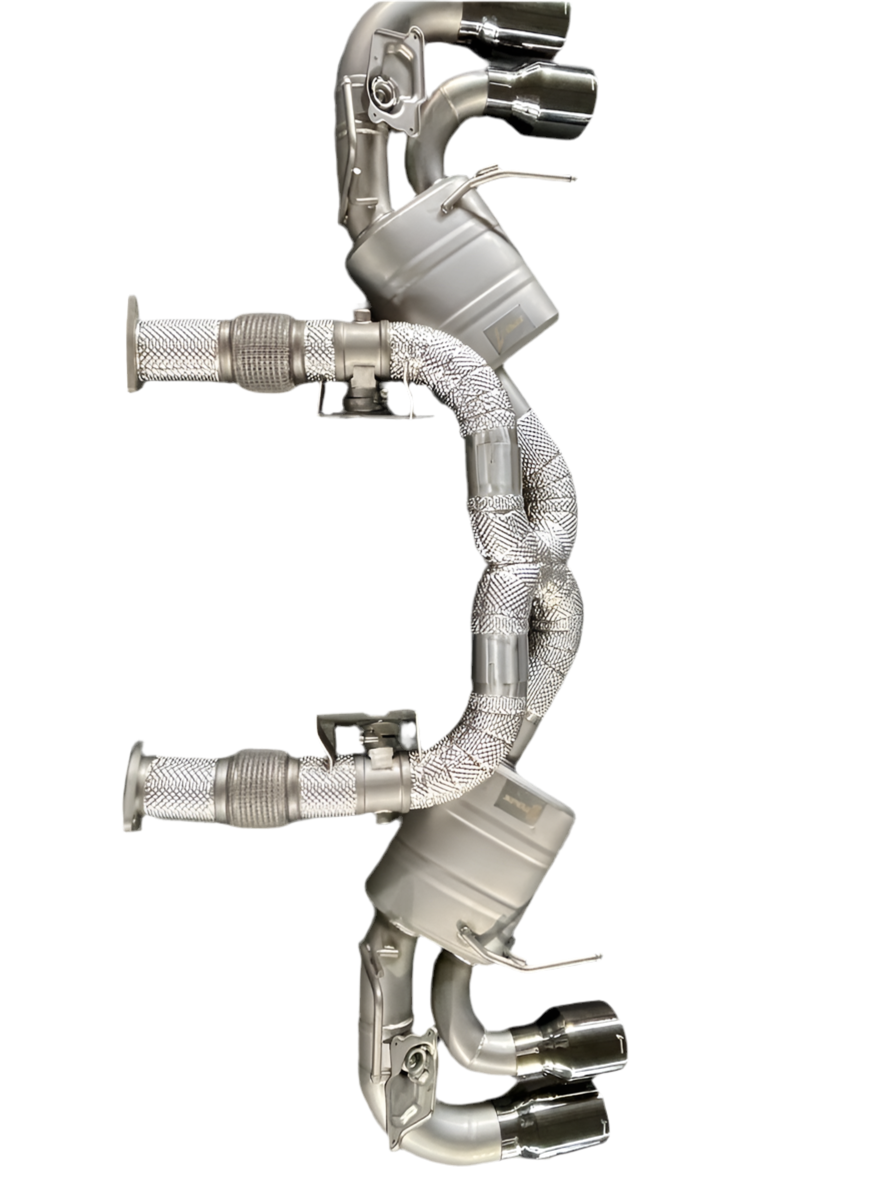 SPDZ1 Ultra Edition X-Pipe Exhaust System for Corvette C8 Stingray (AFM/NPP) - Korvel