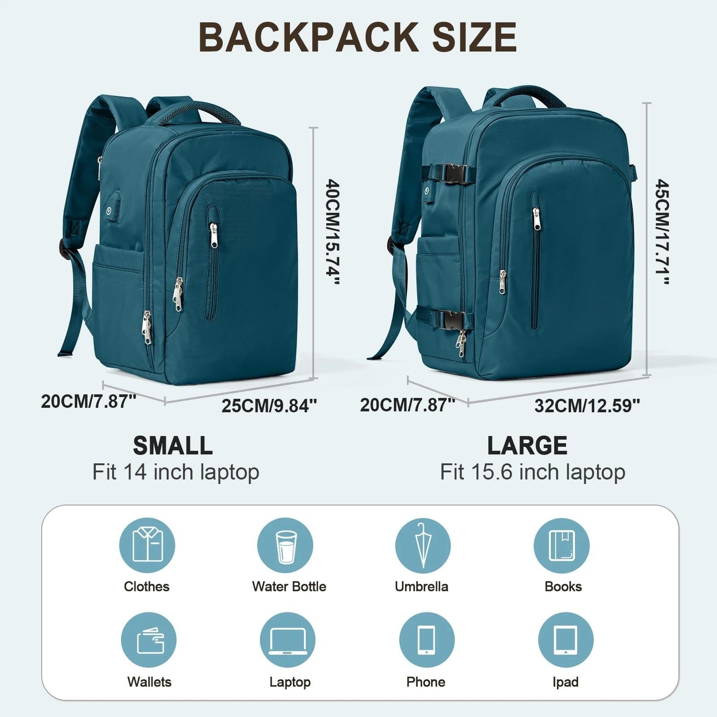 Premium Laptop Backpack for Women - Large Capacity Travel Bag