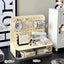 Premium Desk Organizer with Hook Drawer and Card Display Stand