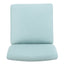 Elegant Light Blue Accent Chair
