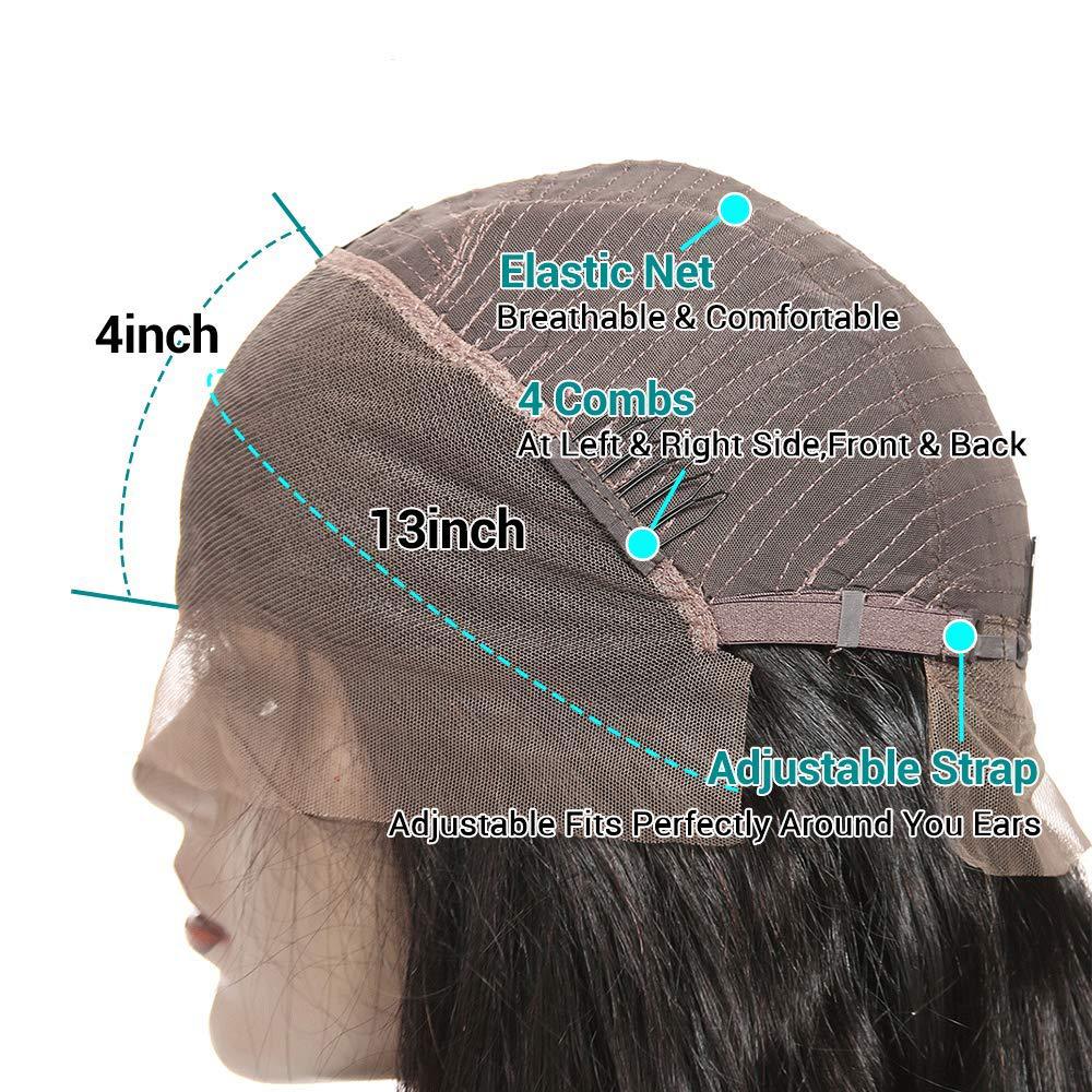 Peluca Bob de Encaje Frontal Completo 13x4 Premium - Cabello Humano