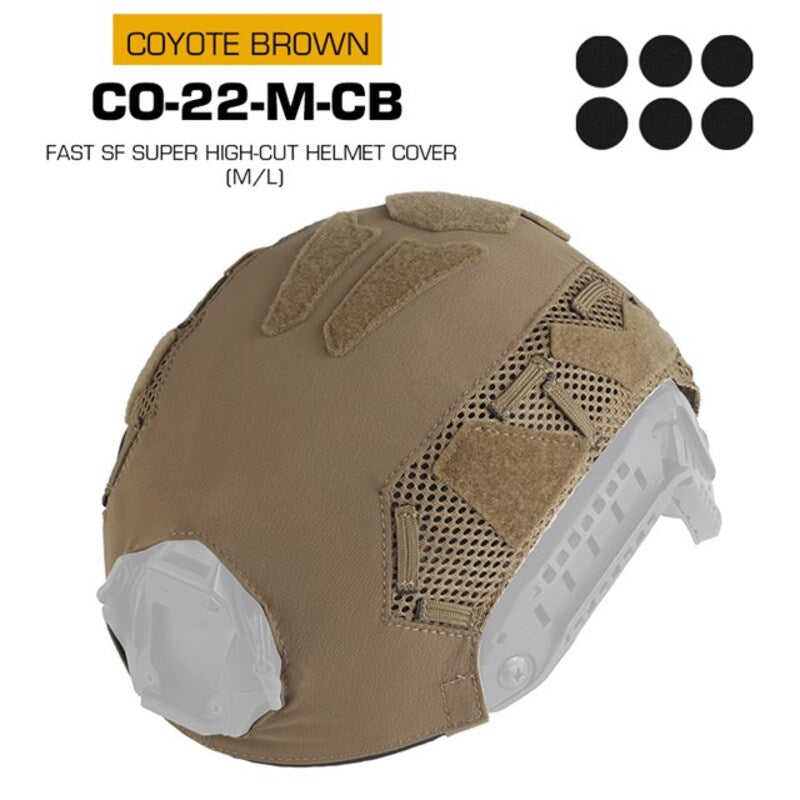 Housse de casque camouflage FAST SF Ultra-haut (Moyen)
